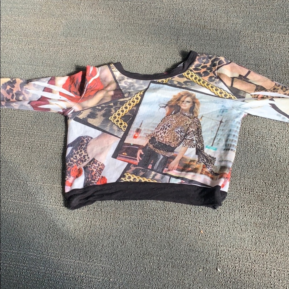Cheetah print shirt